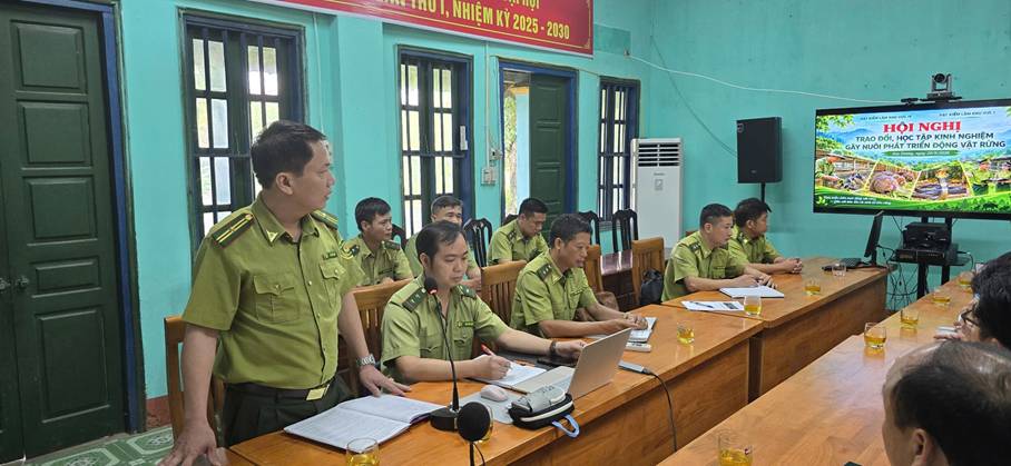 Hạt Kiểm lâm khu vực IV kết nối, hỗ trợ các cơ sở gây nuôi động vật hoang dã phát triển bền vững