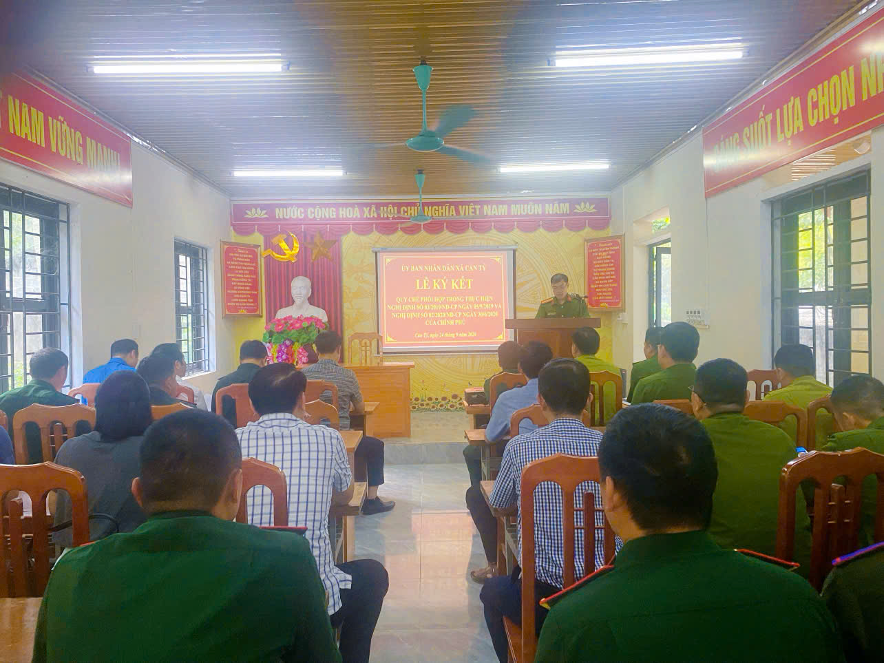 BAN QUẢN LÝ RỪNG ĐẶC DỤNG BÁT ĐẠI SƠN KÝ QUY CHẾ PHỐI HỢP TUẦN TRA, BẢO VỆ RỪNG GẮN VỚI BẢO ĐẢM AN NINH, BIÊN GIỚ