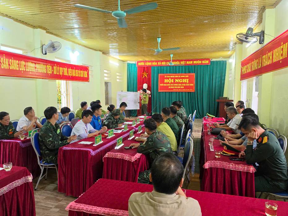 Nâng cao năng lực ứng phó “4 tại chỗ”: Hạt Kiểm lâm khu vực XIV phối hợp tổ chức thành công thực tập phòng cháy, chữa cháy rừng tại xã Minh Sơn